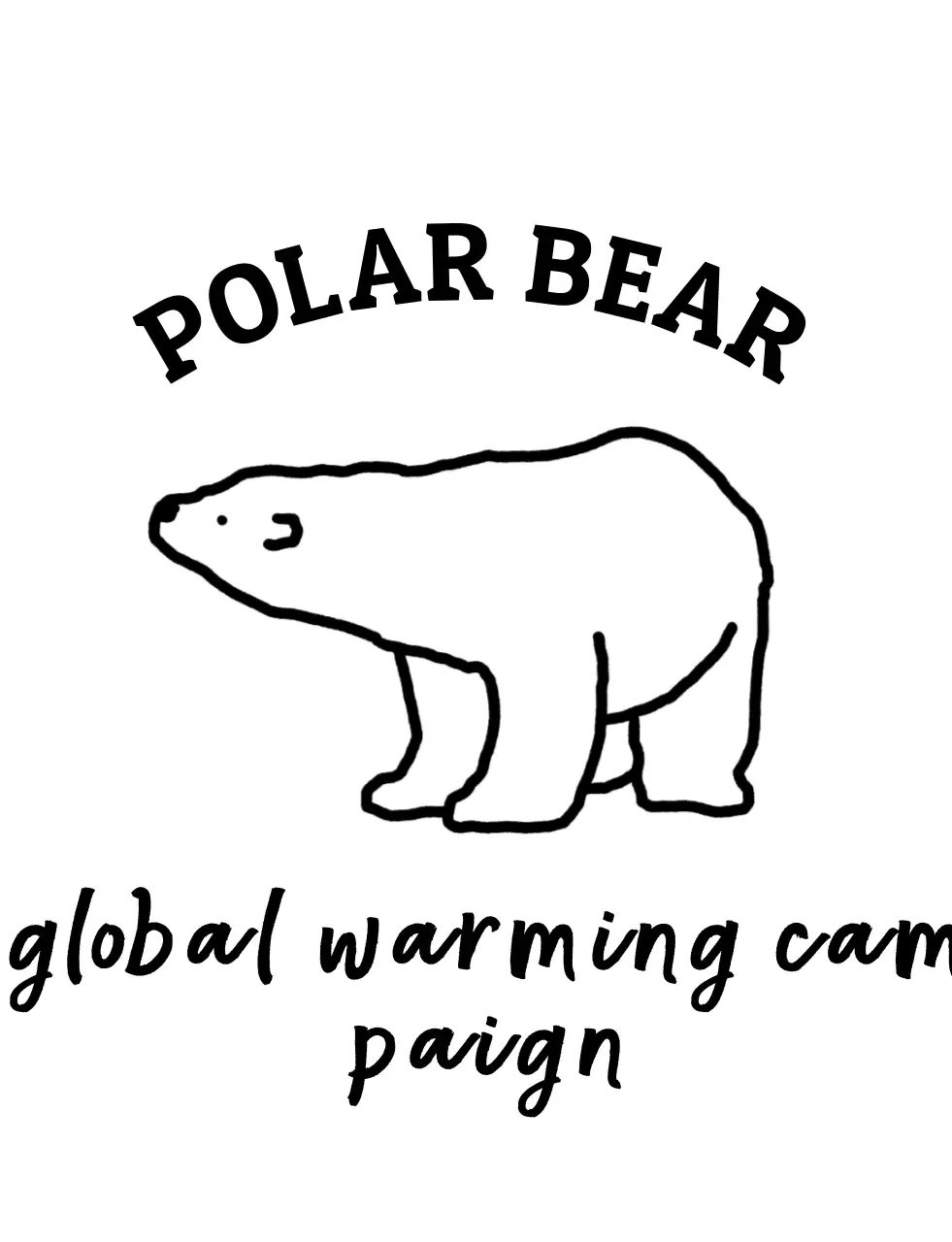 Black Minimalist Environment Campaign