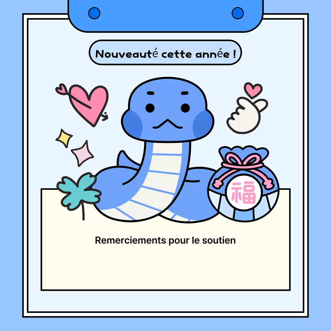 Événements du Nouvel An en bleu clair