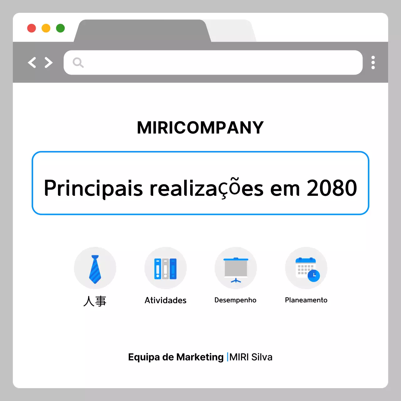 Analisar o relatório de empresa moderno e cinzento