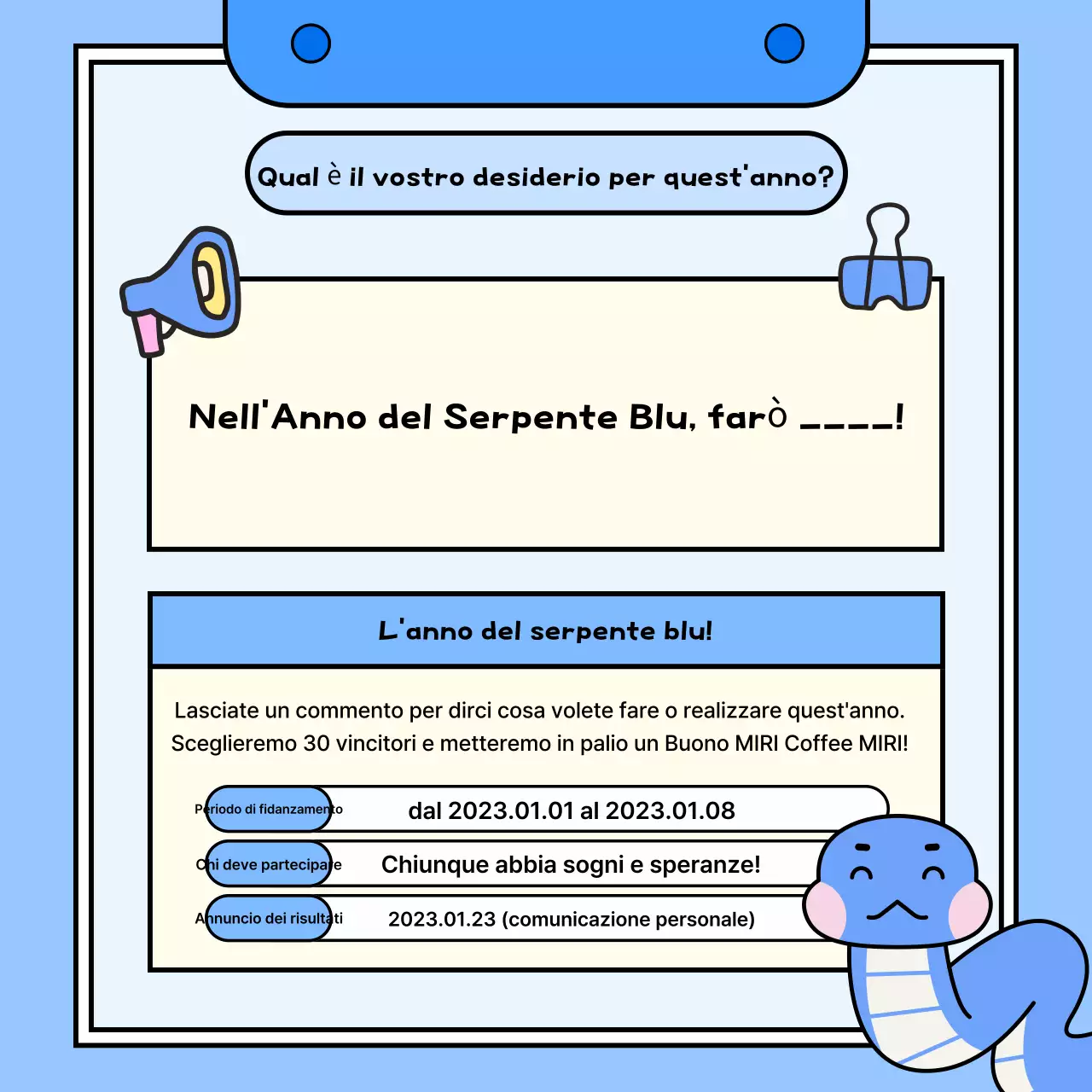 Eventi di Capodanno in azzurro