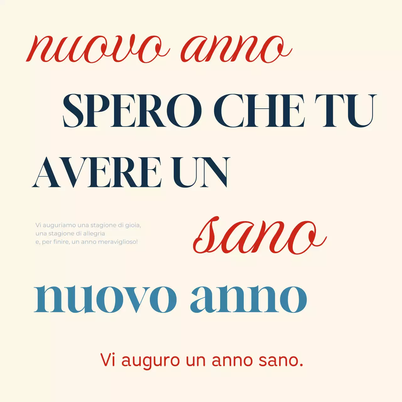 Rosso Semplice Festa di Capodanno