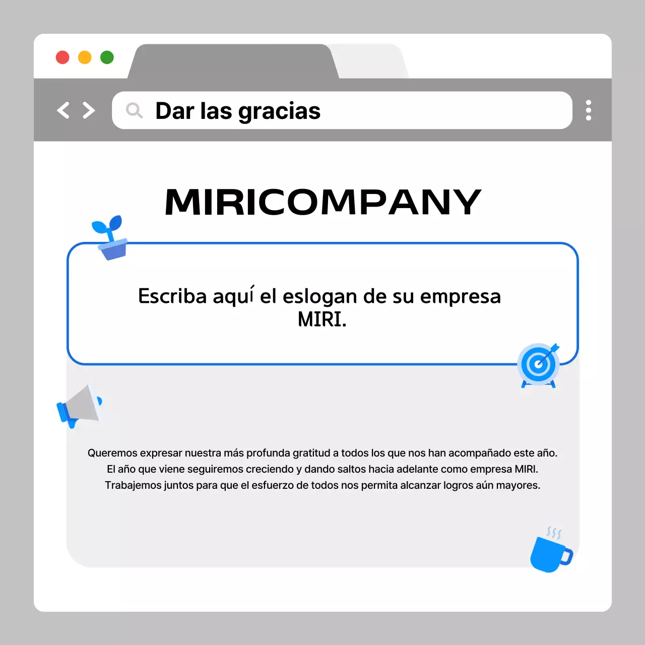 Analizar el informe de la empresa moderna gris