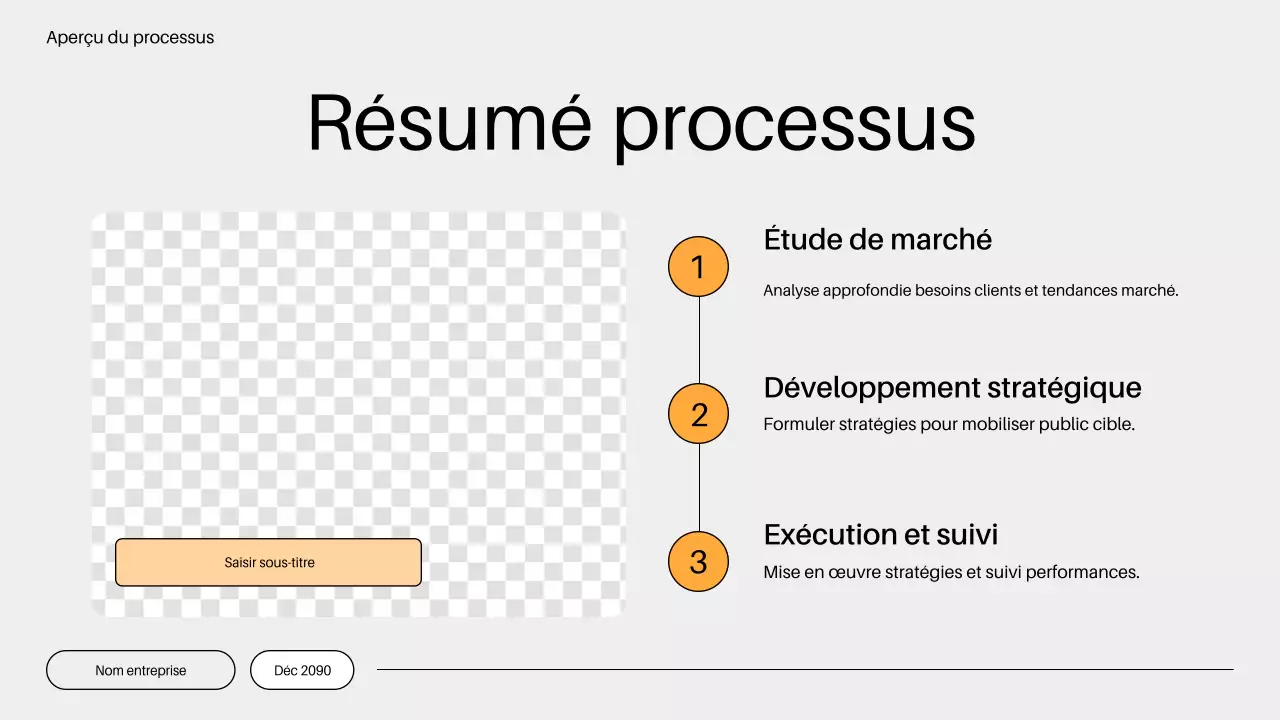 plan de commercialisation minimaliste orange