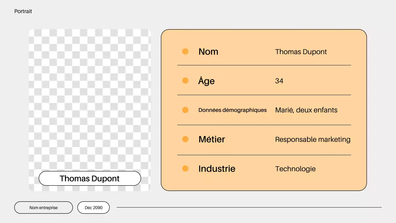 plan de commercialisation minimaliste orange