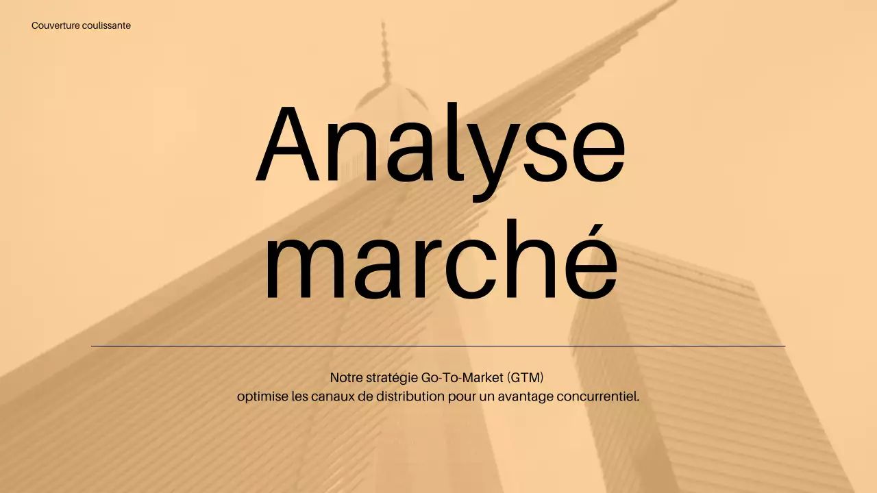plan de commercialisation minimaliste orange