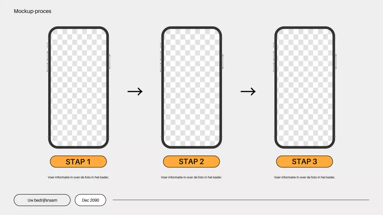 oranje minimalistisch go to market plan