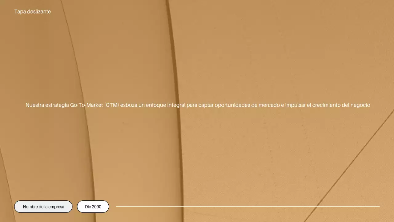 plan de comercialización minimalista naranja