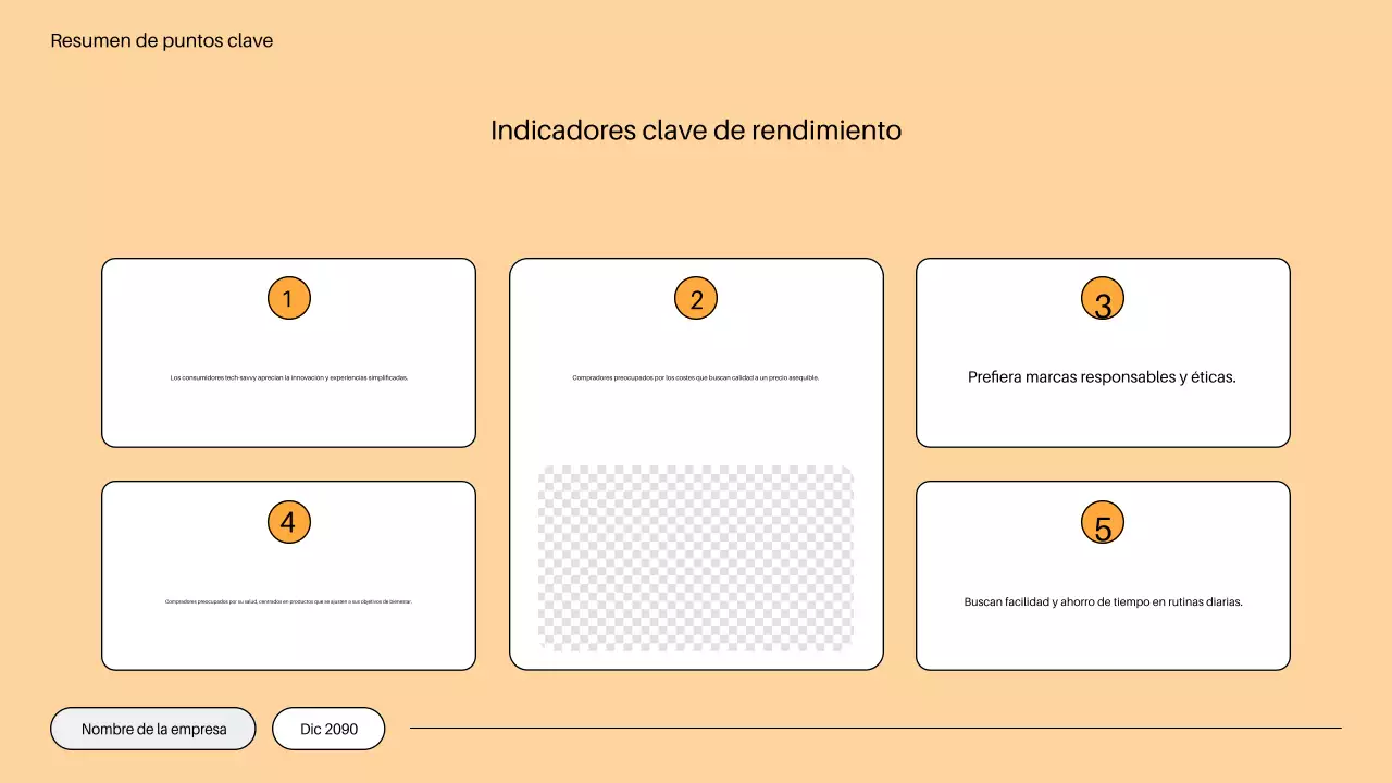 plan de comercialización minimalista naranja