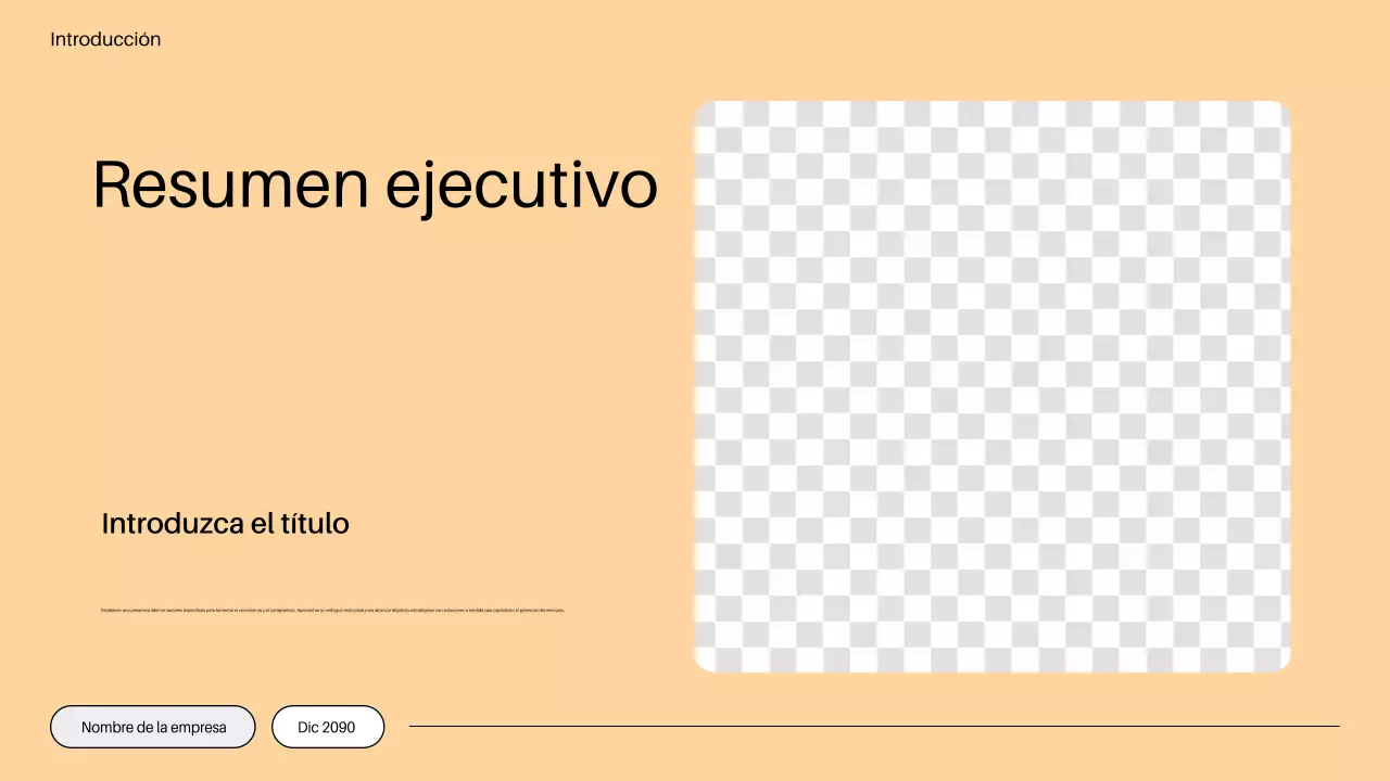 plan de comercialización minimalista naranja