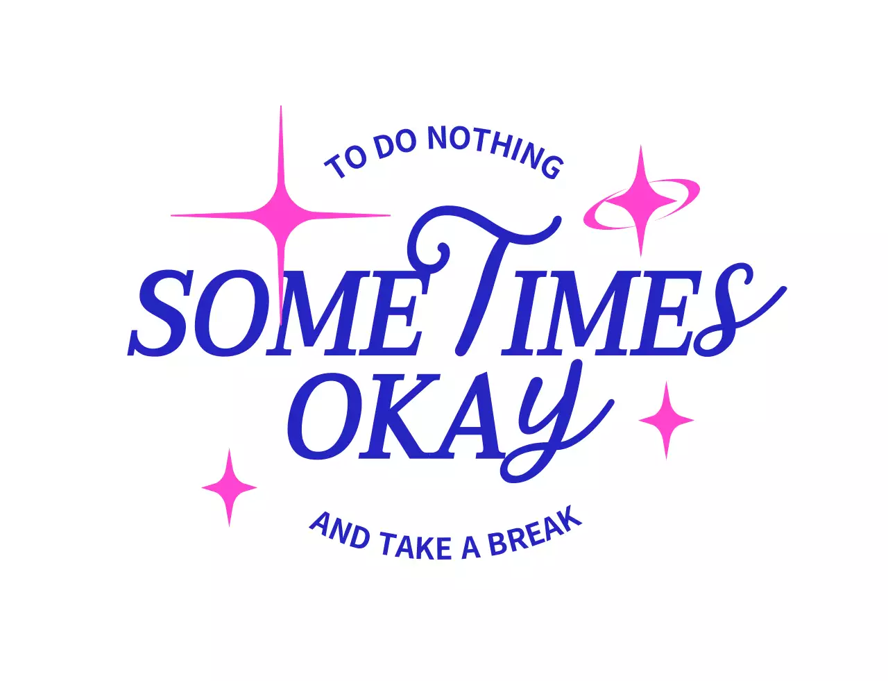 핑크 심플 생활 응원