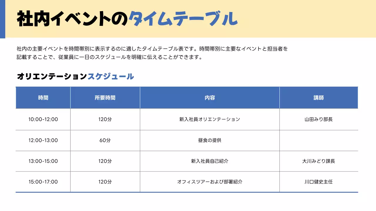 ベージュ シンプル ビジネス プレゼンテーション