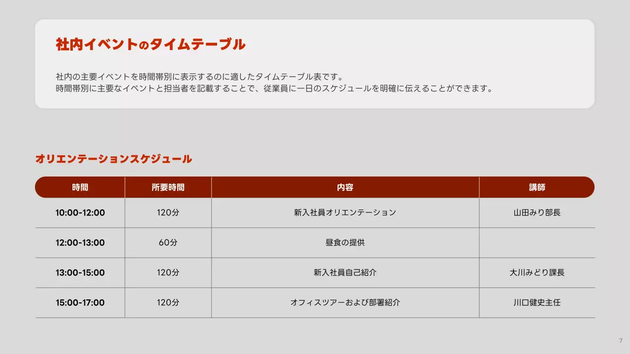 茶色 モダン ビジネス プレゼンテーション