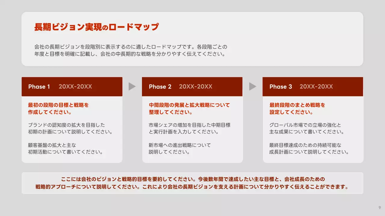 茶色 モダン ビジネス プレゼンテーション