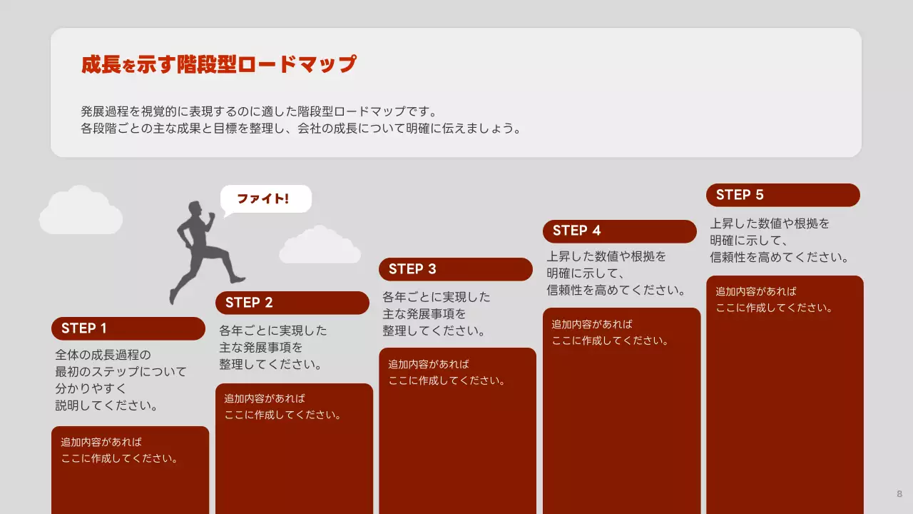 茶色 モダン ビジネス プレゼンテーション