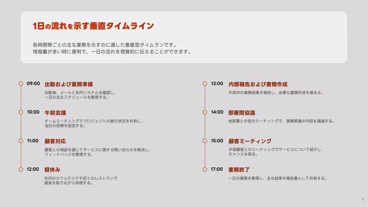 茶色 モダン ビジネス プレゼンテーション