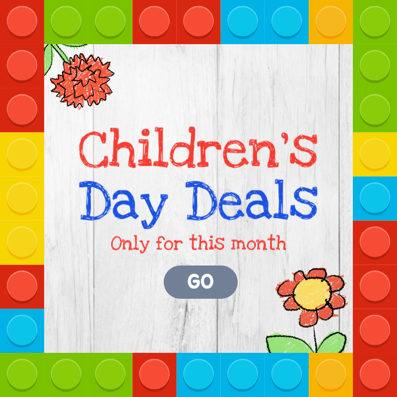 Red Simple Kids Promotion Instagram Post