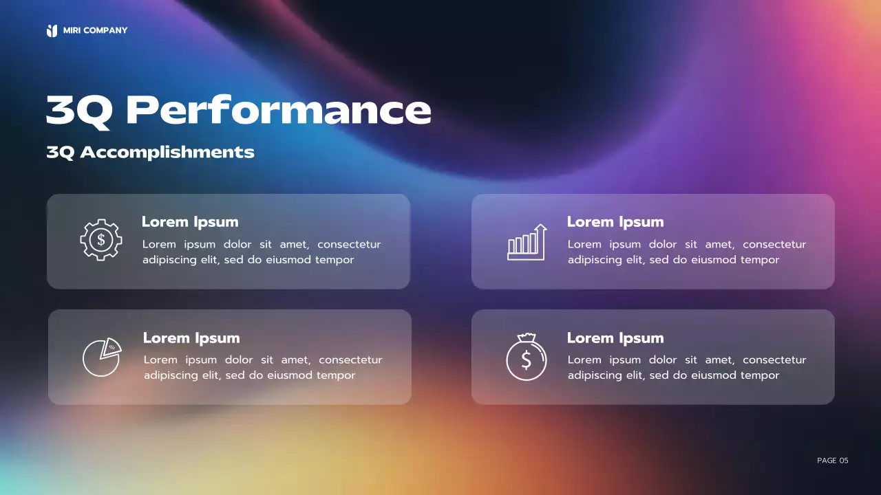 Blue Modern Business Report Presentation