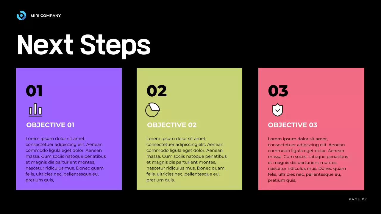 Black Modern Business Report Presentation