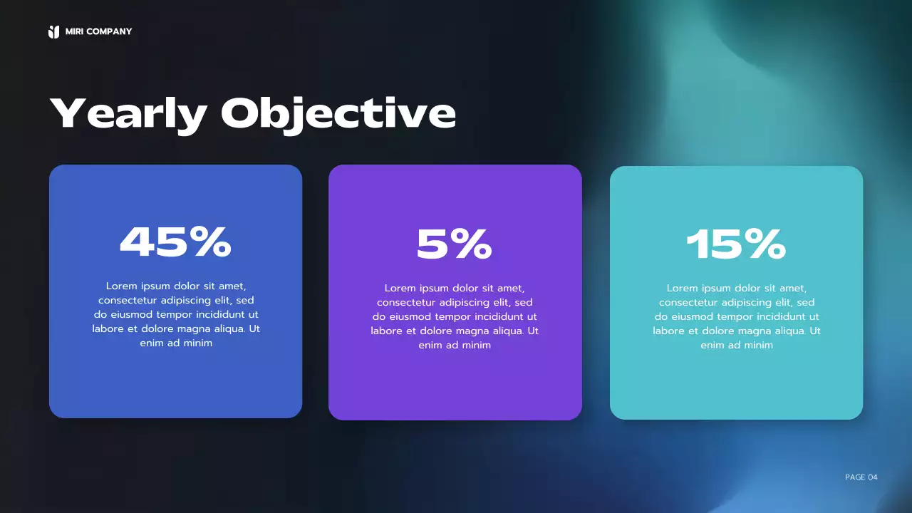 Blue Modern Business Report Presentation