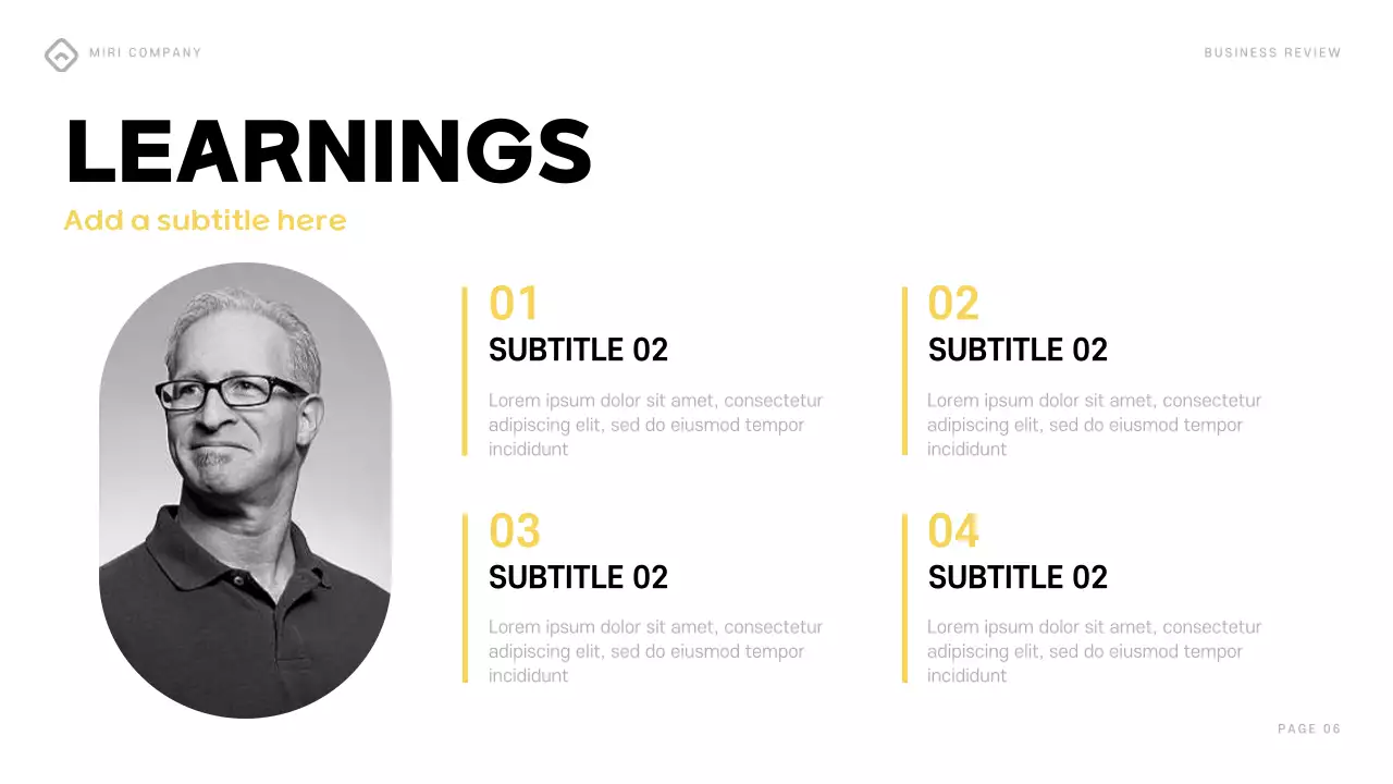 Colourful Modern Business Report Presentation