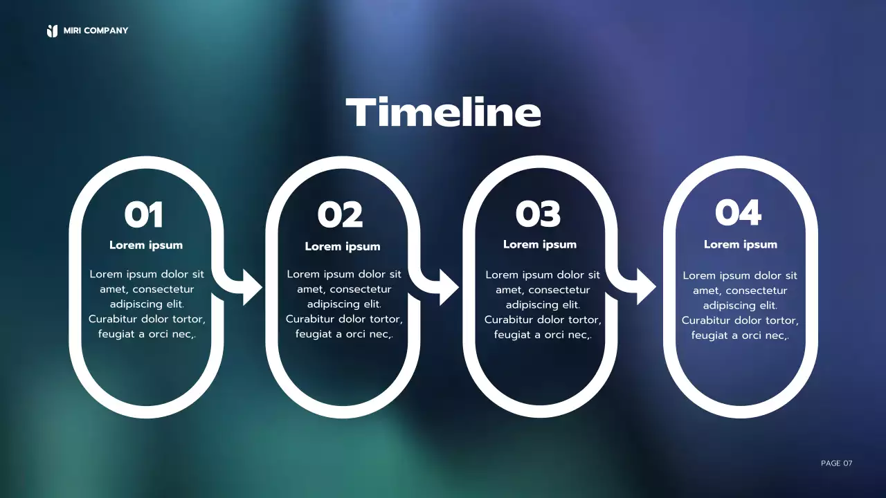 Blue Modern Business Report Presentation