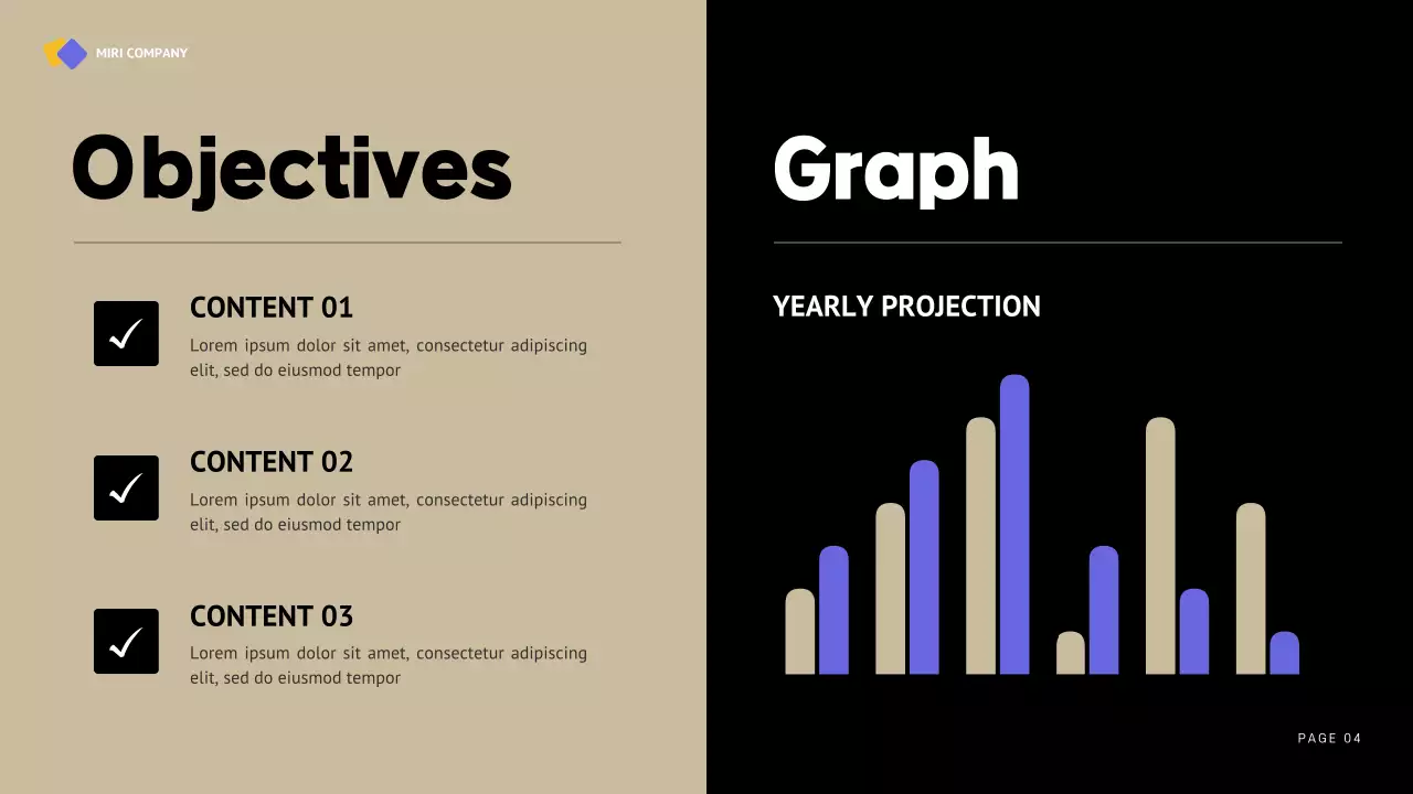 Black Modern Business Report Presentation