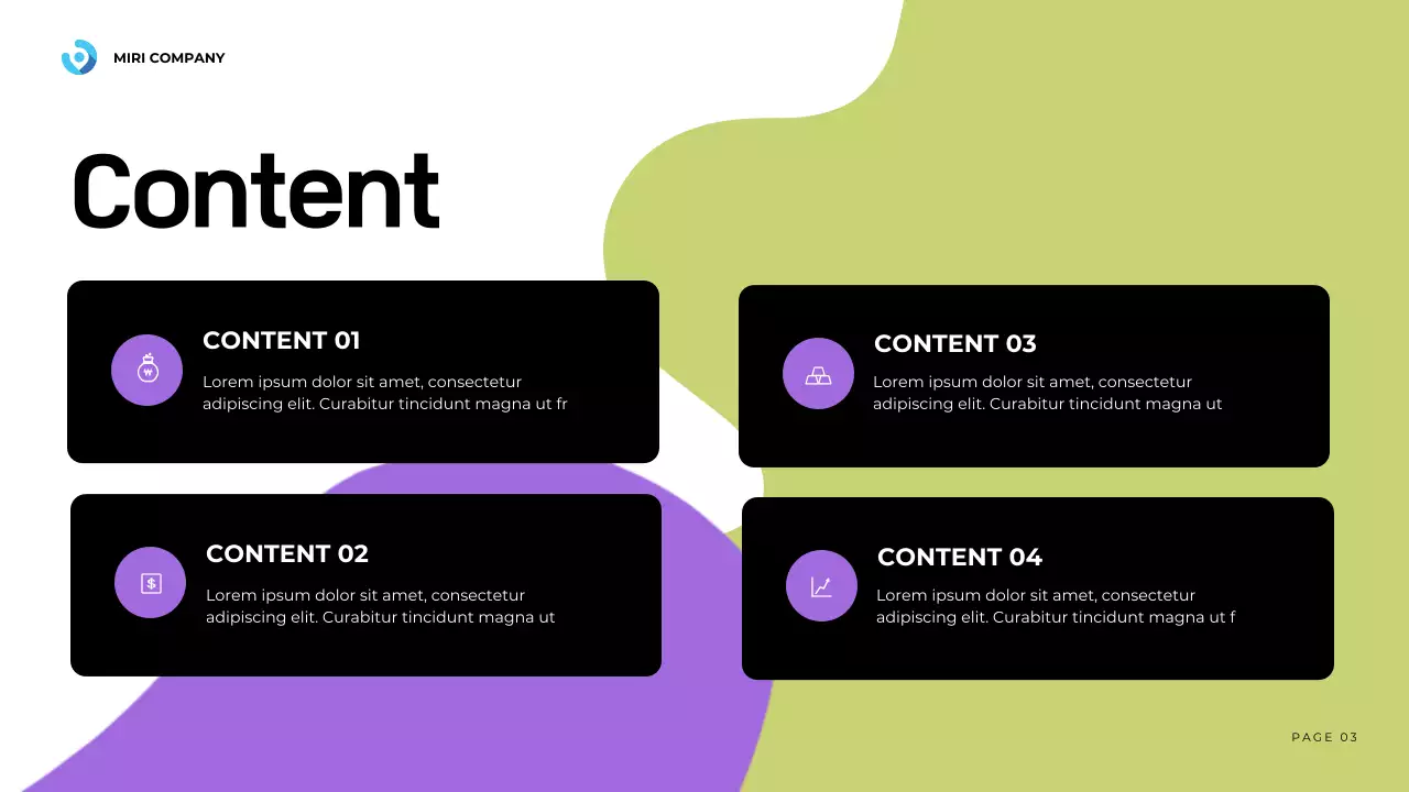 Black Modern Business Report Presentation