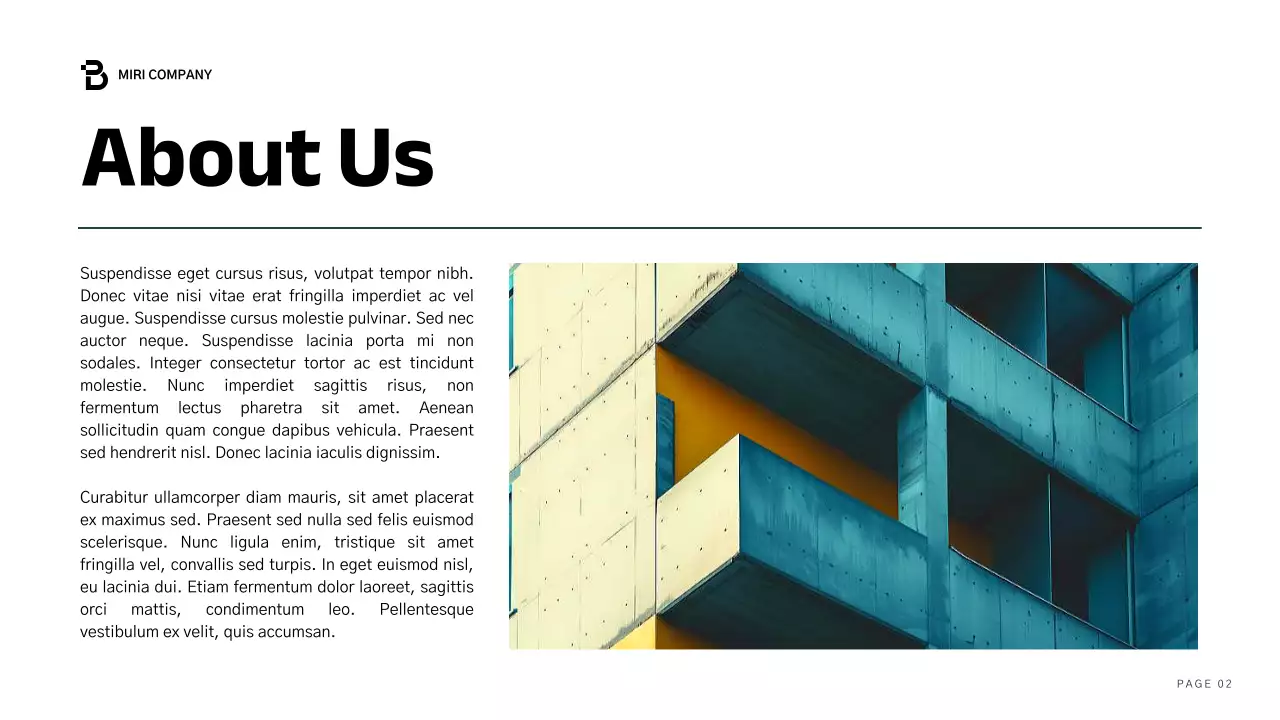 Blue Professional Business Report Presentation