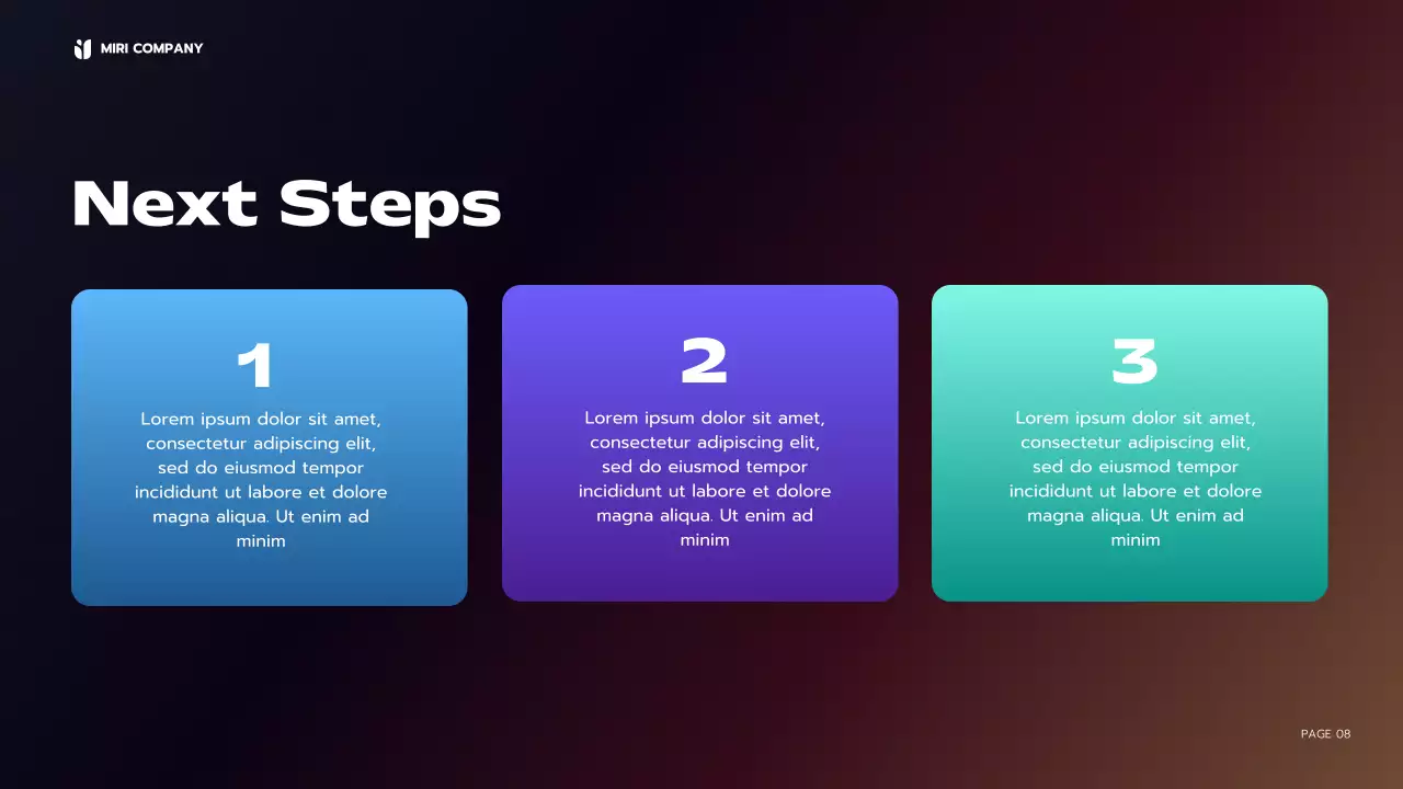 Blue Modern Business Report Presentation