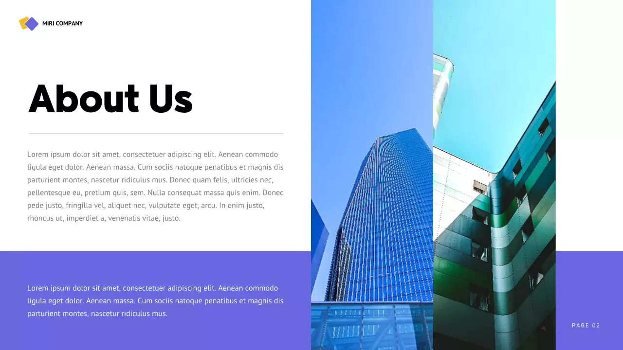 Black Modern Business Report Presentation