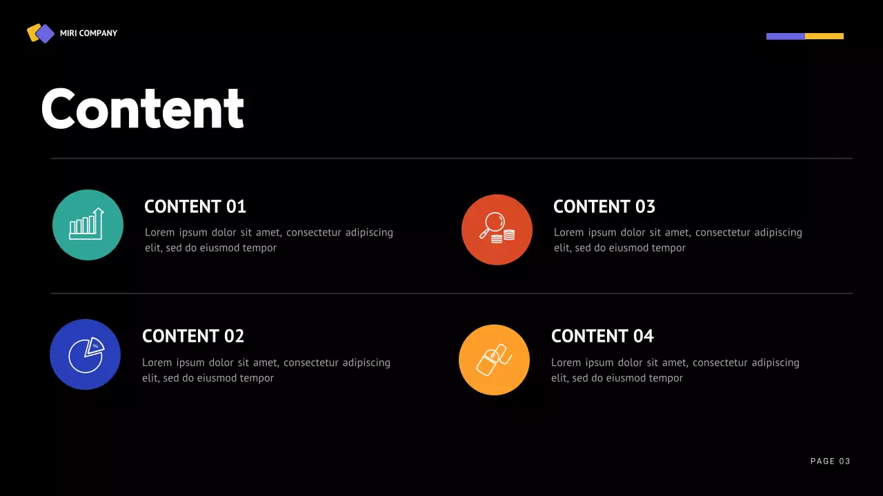 Black Modern Business Report Presentation