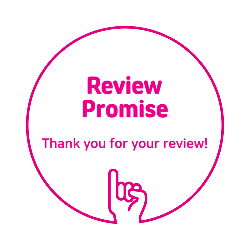 Pink Simple Review Announcement Banner