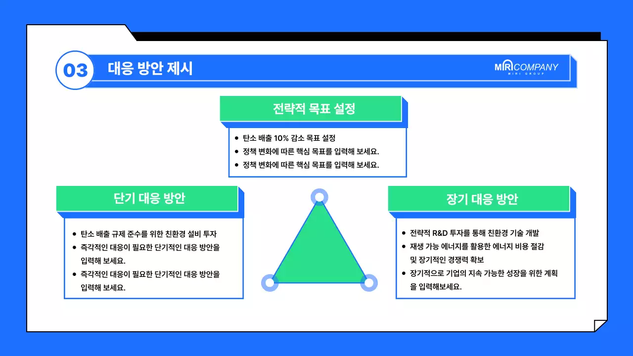 파랑 모던 정책 보고서