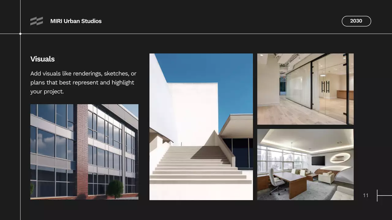 Black Minimal Architecture Portfolio Presentation