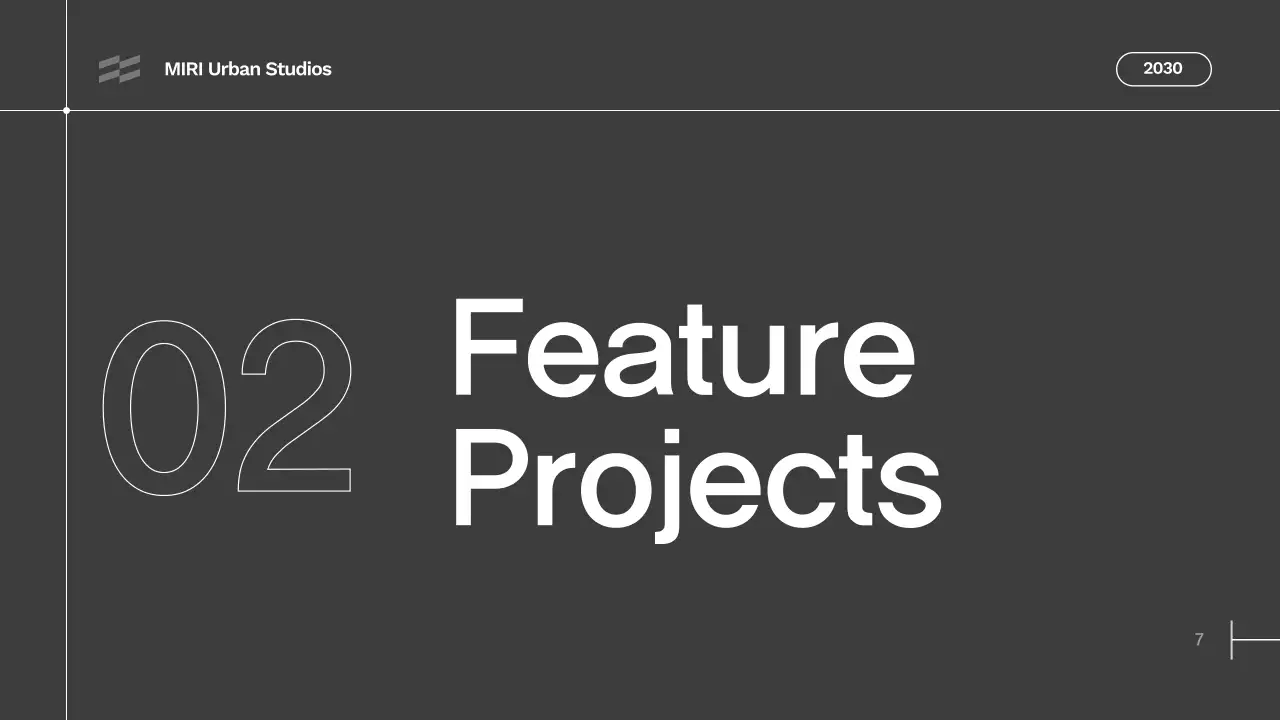 Black Minimal Architecture Portfolio Presentation