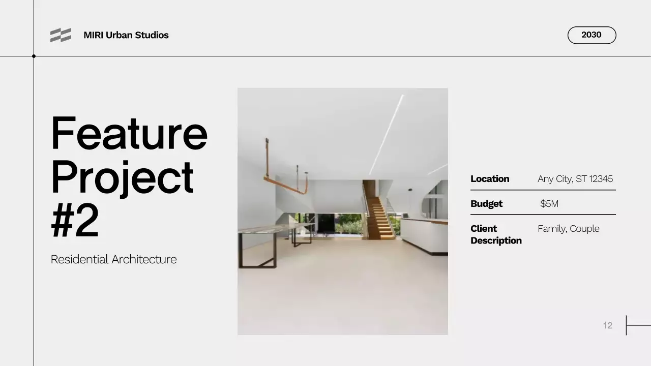 Black Minimal Architecture Portfolio Presentation