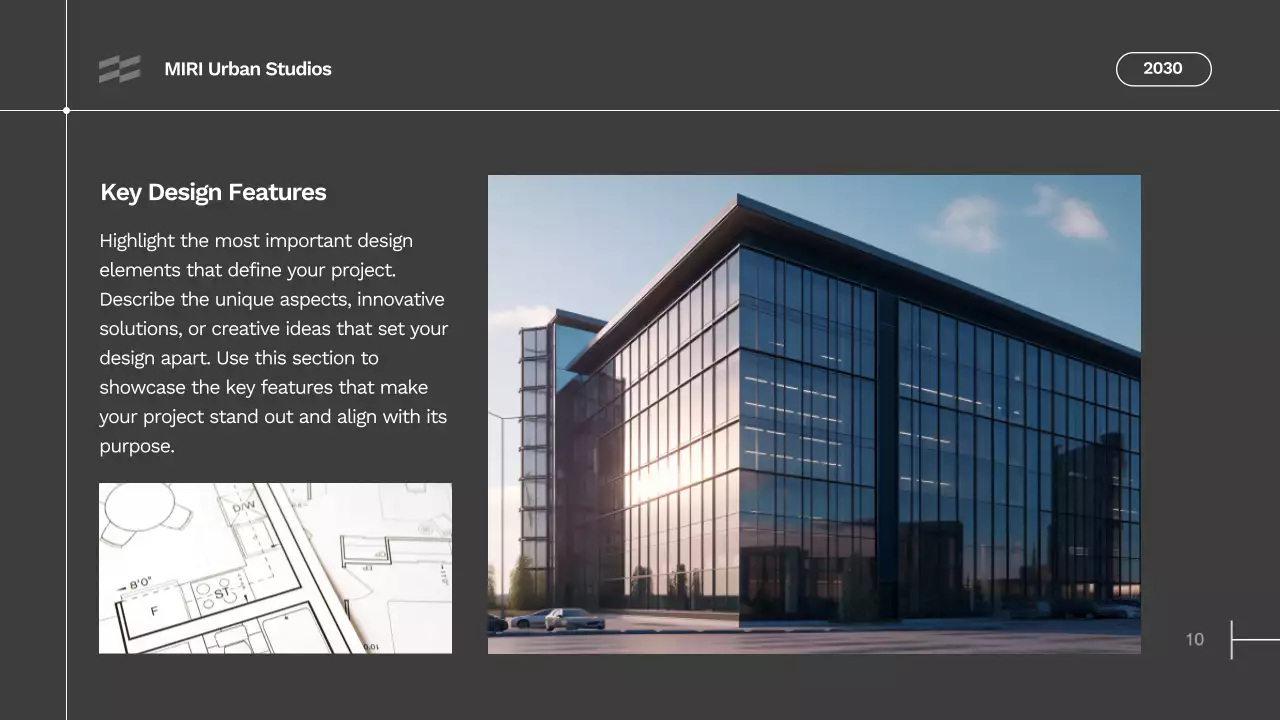 Black Minimal Architecture Portfolio Presentation