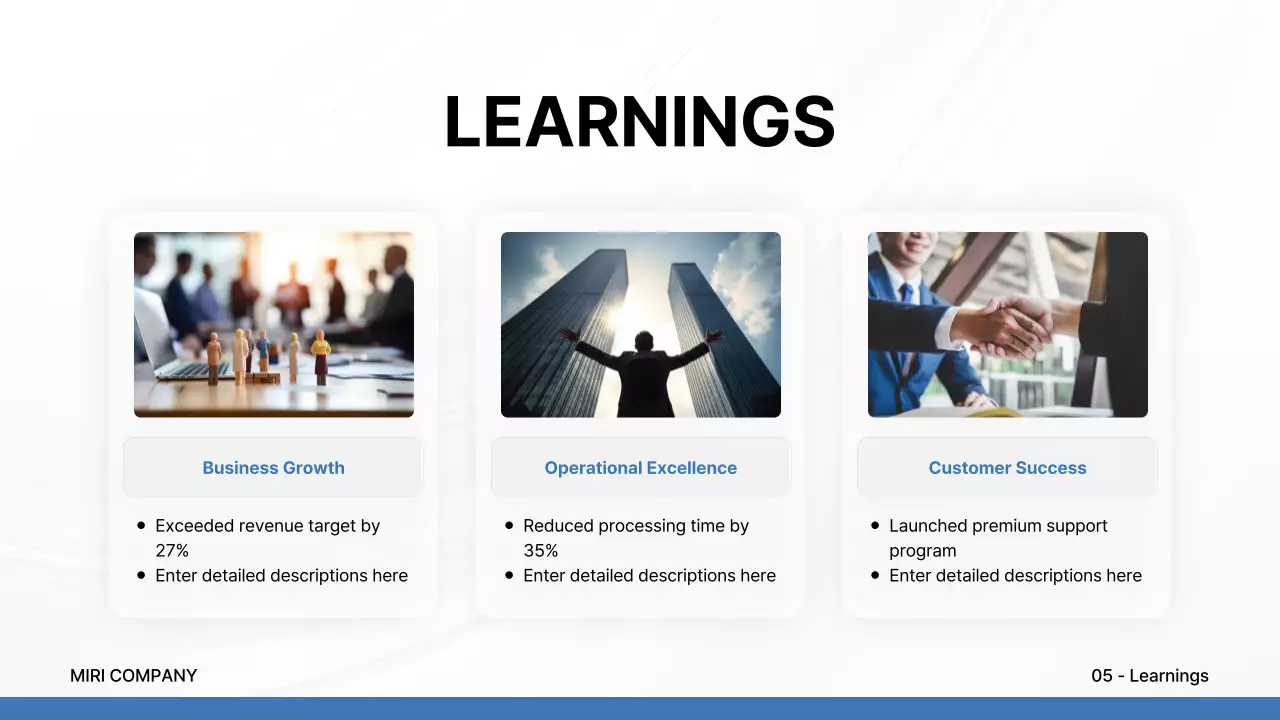 블루 프로페셔널 비즈니스 프레젠테이션