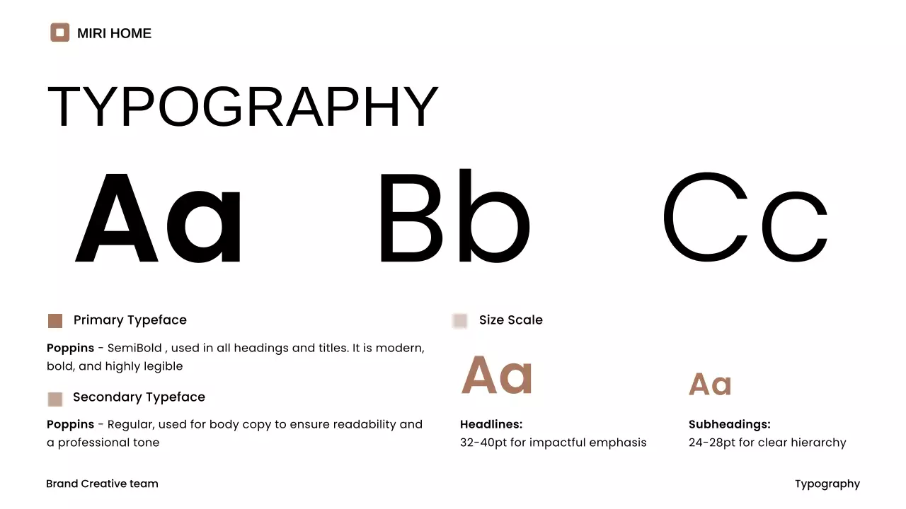 Beige Modern Brand Guidelines Presentation