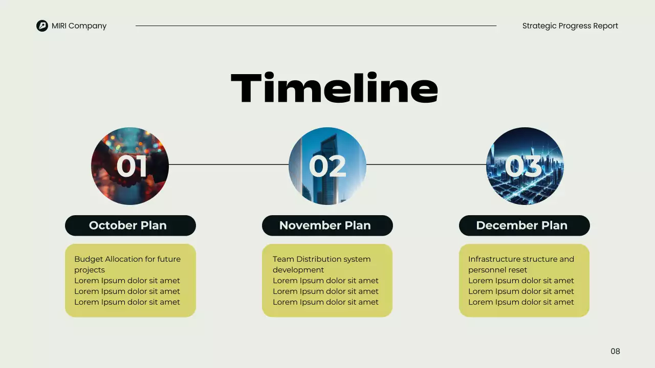 Beige Modern Business Report Presentation