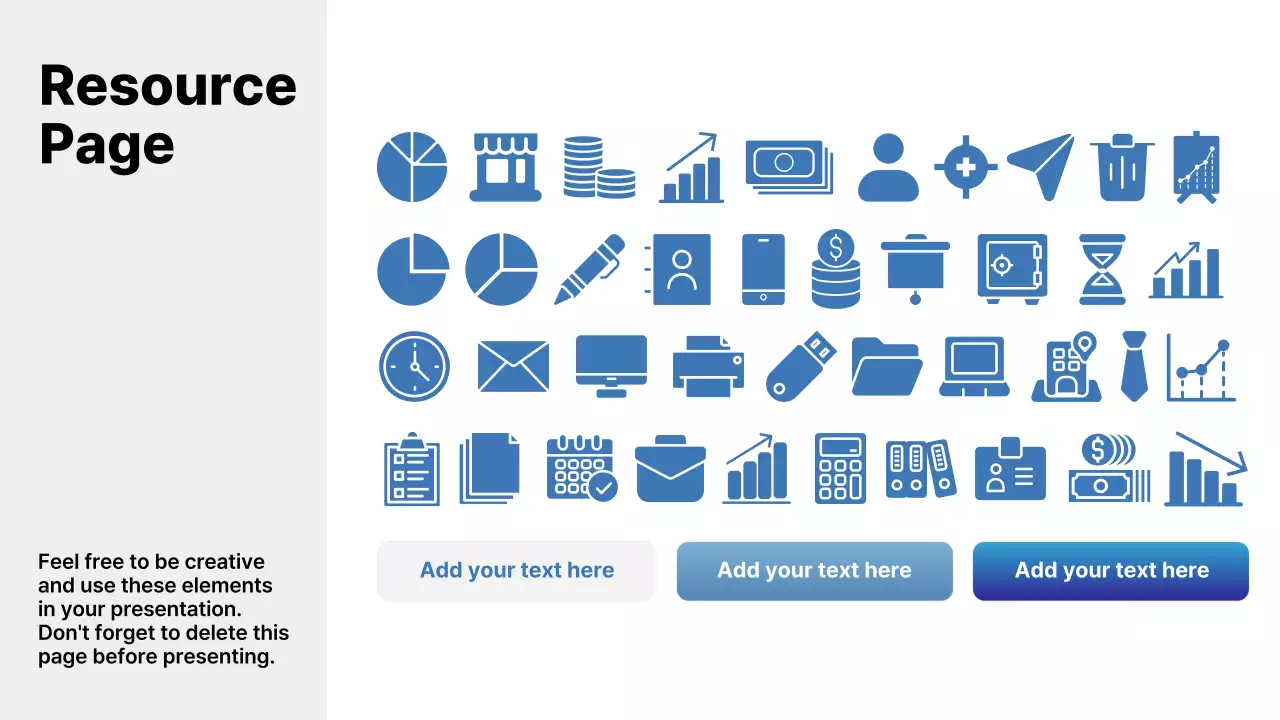 블루 프로페셔널 비즈니스 프레젠테이션