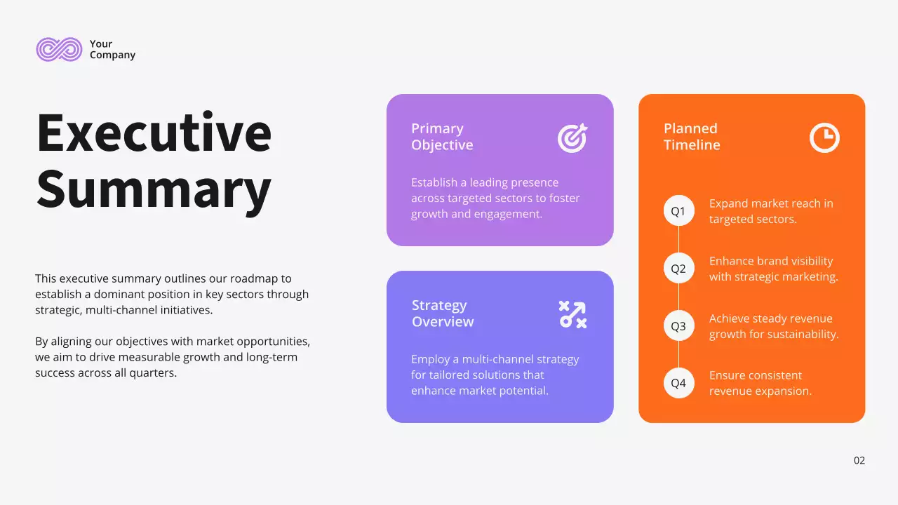 White Modern Marketing Plan Presentation