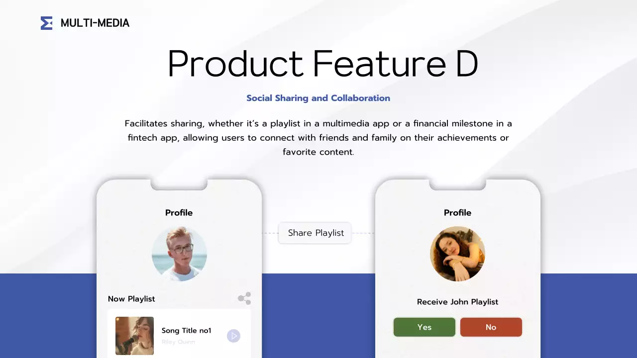 Yellow Modern Mobile Application Feature Presentation