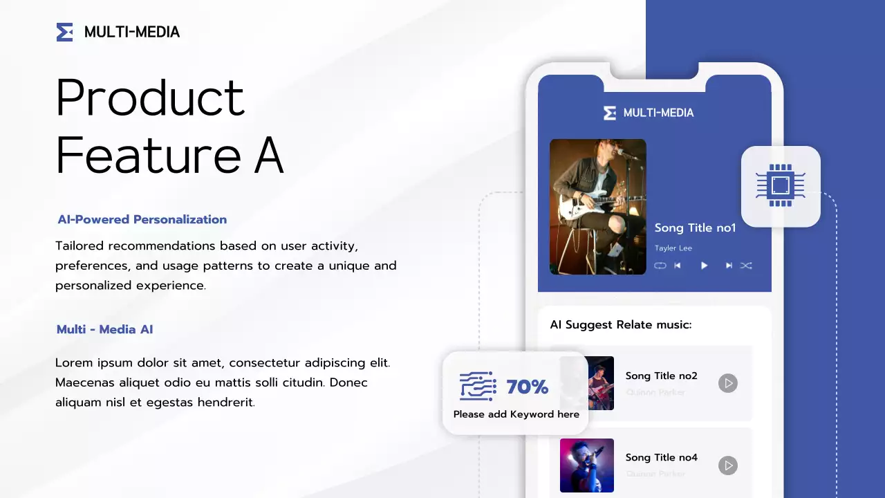 Yellow Modern Mobile Application Feature Presentation