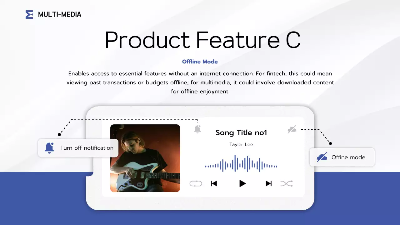Yellow Modern Mobile Application Feature Presentation