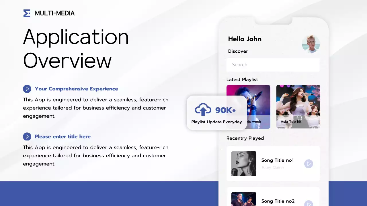 Yellow Modern Mobile Application Feature Presentation