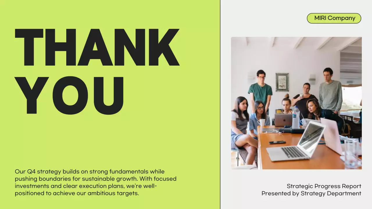 Blue Modern Business Report Presentation