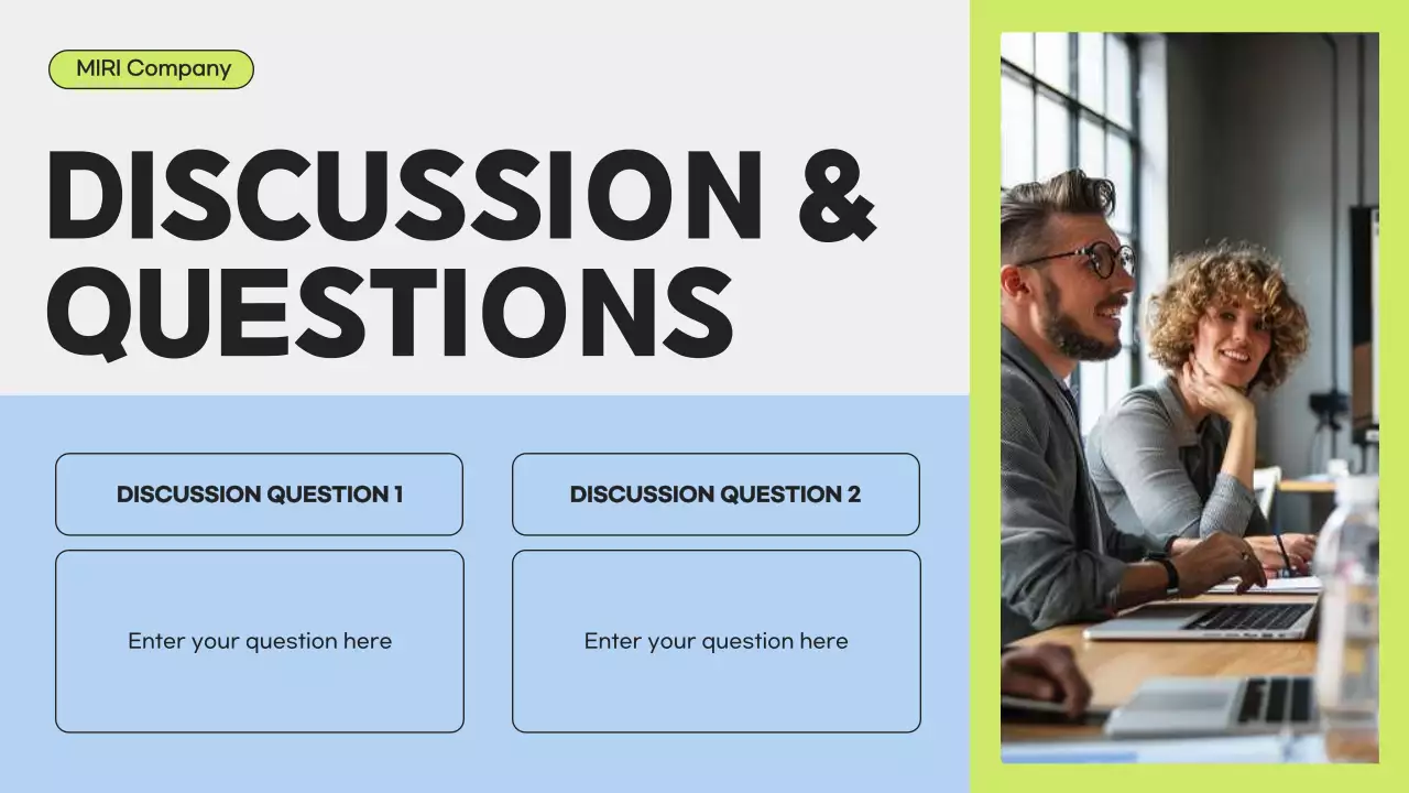 Blue Modern Business Report Presentation