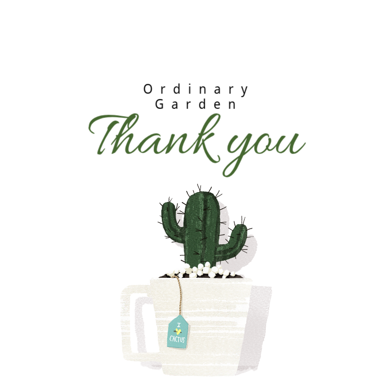 Green Simple Thank You Card Banner