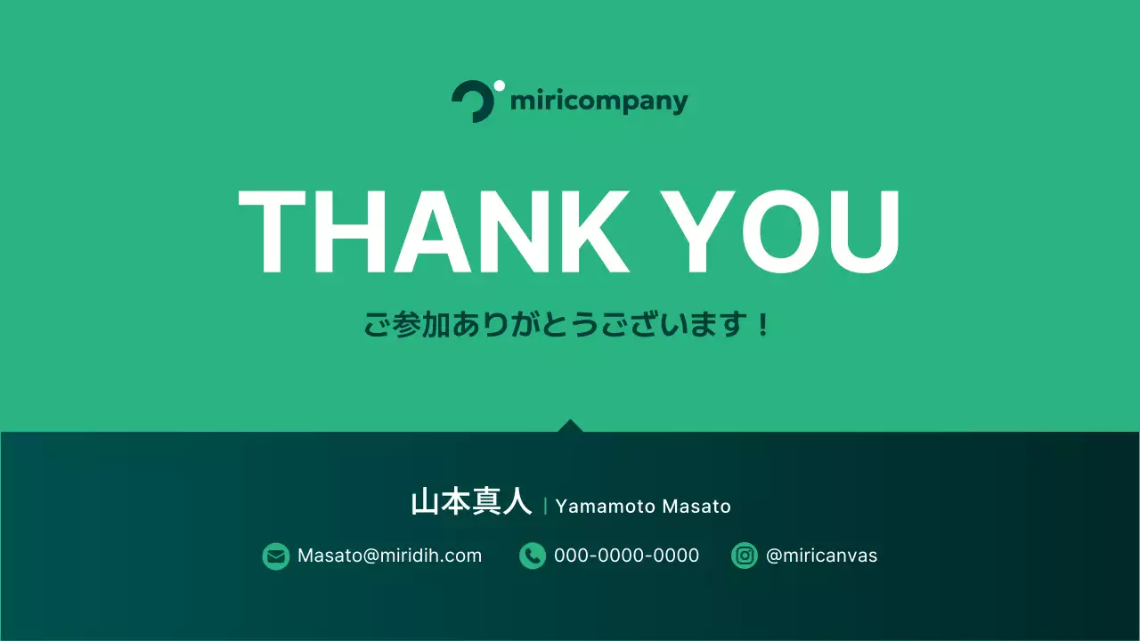 緑 モダン リーダーシップ プレゼンテーション